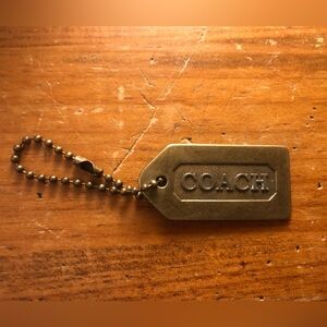 Coach | Vintage Brass Hangtag